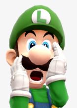 Luigi panicking